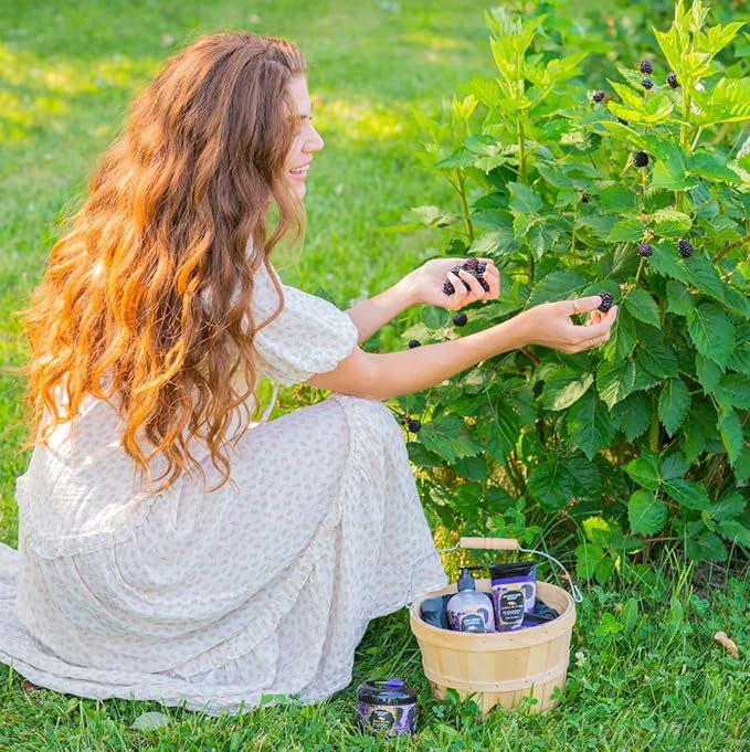 Camille Beckman Glycerine Hand Therapy Cream, Blackberry Lavender, 8 Ounce