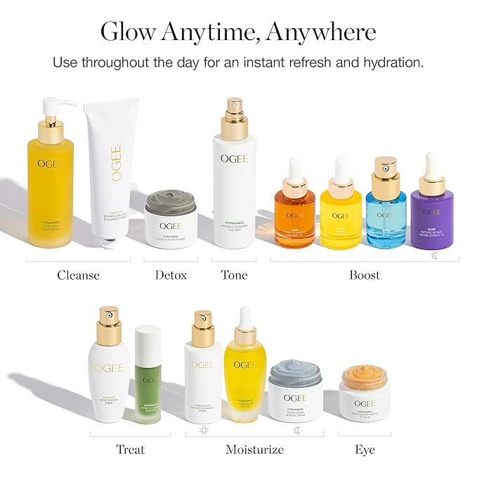 Ogee Gentle Makeup Remover Wipes - Moisturizing Makeup Wipes - Nourishing Formula of Jojoba Oil, Aloe Vera & Essential Oils - Facial Cleansing Cloths (20ct)