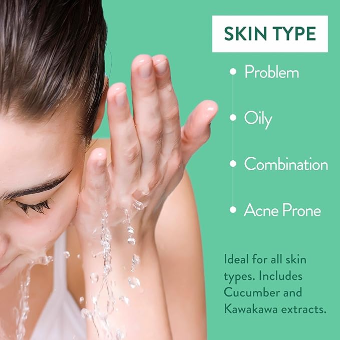 By Nature Hyaluronic Acid + Aloe Vera Facial Cleanser to Hydrate & Brighten Your Skin - Skincare from New Zealand - Premium Face Cleanser - 7oz