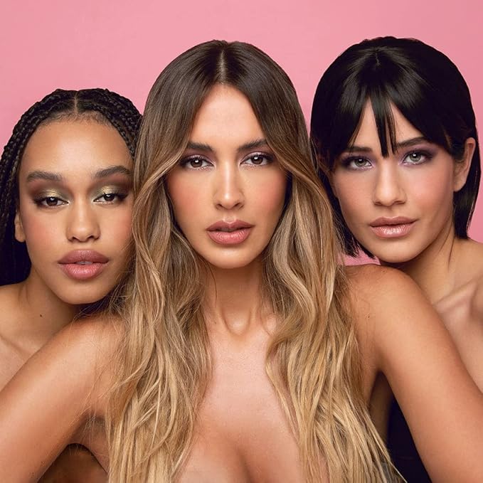 Palladio Ultimate Pro Eyeshadow Makeup Palette with Mirror, 18 High-Pigmented Powder Colors, Matte, Shimmer, Metallic, Satin Finishes, SHANNON DE LIMA