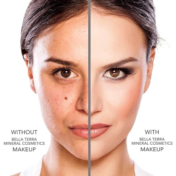 BellaTerra Cosmetics Eye Primer for Eyeshadow | Long-Lasting Shadow Base & Eyelid Concealer for Dark Circles & Veins | Matte Finish | Fragrance-Free for Sensitive Skin | .32 oz Crease-Proof Formula