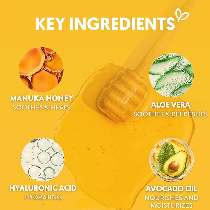 By Nature Eye Cream - Manuka Honey, Collagen, and Probiotics - Hydrating Under Eye Cream for Dark Circles - Skincare from New Zealand - .5oz