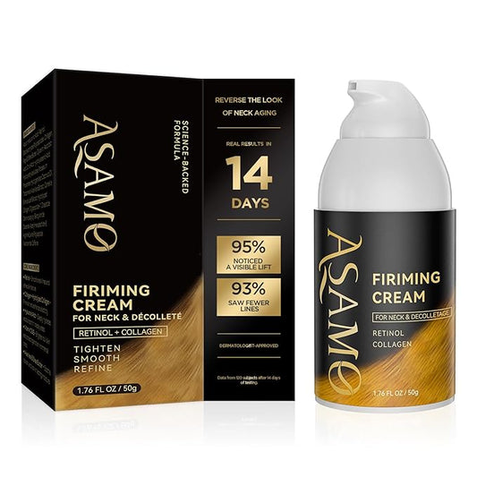 Firming Neck Cream for tightening and firming,Retinol,Collagen & Hyaluronic Acid Cream-Anti-Aging Face Moisturizer for Face,Wrinkle Smoother for Women & Men, 1.76 Fl Oz