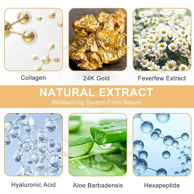 LAVONE Eye Mask - 30 Pairs 24K Gold Under Eye Patches Skin Care Products-Eye Masks Skincare for Dark Circles and Puffiness,Reduce Wrinkles and Fine Lines,for Women and Man