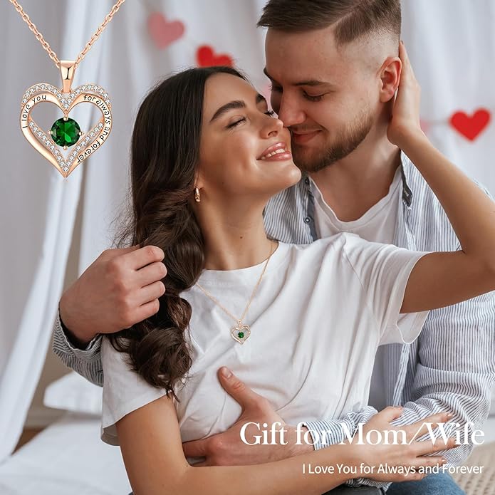 18K Rose Gold Necklaces for Women Birthday Gifts for Women Jewelry for Women Birthday Gifts for Wife Girlfriend Daughter Wife Birthday Gifts for Anniversary Mothers Day Christmas Valentines Gifts