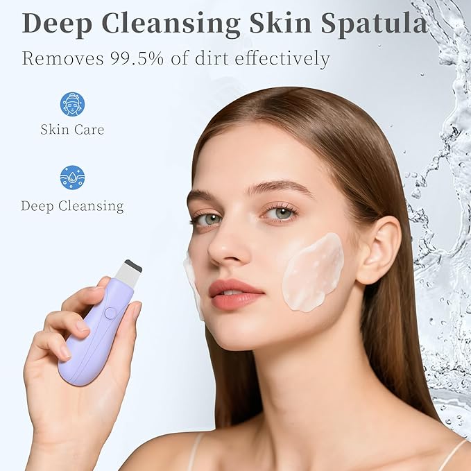 Blackhead Remover Tools, Black Head Remover for Face and Nose, Deep Pore Cleaner for Daily Skin Care, Skin Care Tools for Men and Women, Travel Blackhead and Whitehead Removal (Purple)