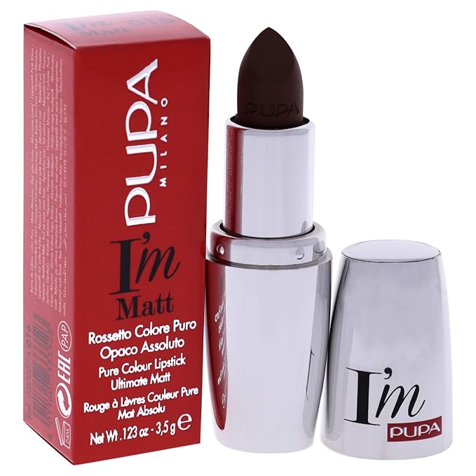 Pupa Milano I Am Matte Pure Colour Lipstick - 016 Mochaccino for Women - 0.123 oz Lipstick