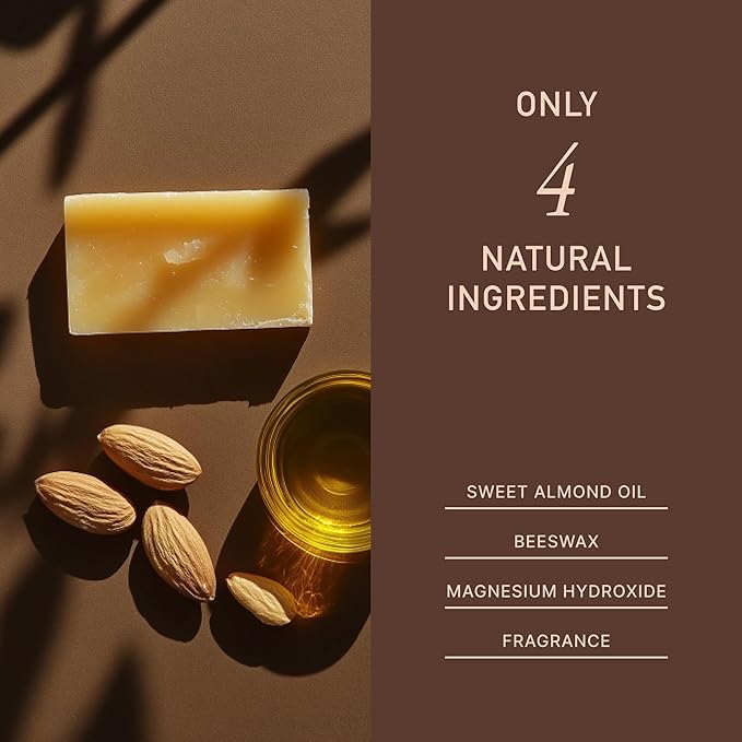 MAGSOL Natural Deodorant for Men & Women | Aluminum Free Deodorant | Gentle on Skin with Sweet Almond Oil & Beeswax | Baking Soda Free | Paraben & Pthalate Free | Sandalwood