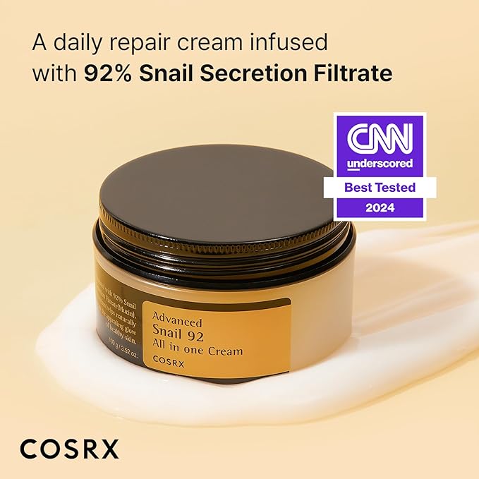 COSRX Skin Cycling Routine - Snail Mucin 92% Cream + Retinol 0.1 Cream, Recovery Set for Face and Neck, Fine Lines Spot Treatment, Repair Moisturizer for Face