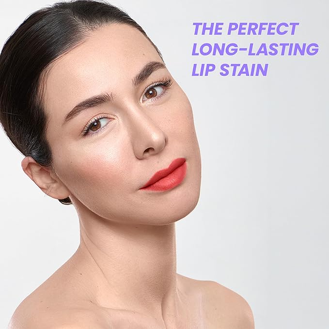 Wonderskin Wonder Blading All Day Lip Stain Peel Off Masque - Long Lasting, Waterproof and Transfer Proof Pink Lip Tint, Matte Finish Peel Off Makeup (Crush Masque)