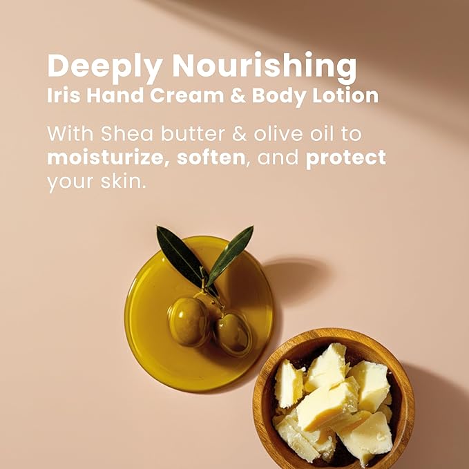 Panier des Sens Body Lotion, Moisturizer - Made in France 97% natural - 8.45 Floz/250 ml (Iris Set)