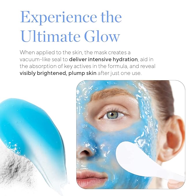 HydroPeptide Glow Jelly Mask Advanced Peptide Treatment for Ultra Hydrating Skin, 4 Treatments