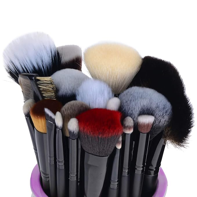 SHANY Makeup Brushes The Masterpiece Pro Signature Makeup Brush Set - Foundation Powder Concealers Eye Shadow brushes, Synthetic Bristle with Wooden handles, Premium Gift Packaging - 24pcs