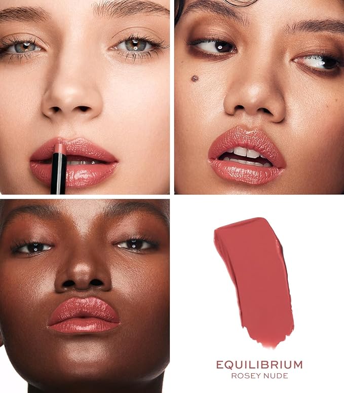 MAKE Beauty Cream Supreme Long-Lasting Lipstick. High Impact Hydrating Lip Color with Emollient Moisturizing Formula. Creamy Semi-Glossy Lipstick - Shade, Equilibrium