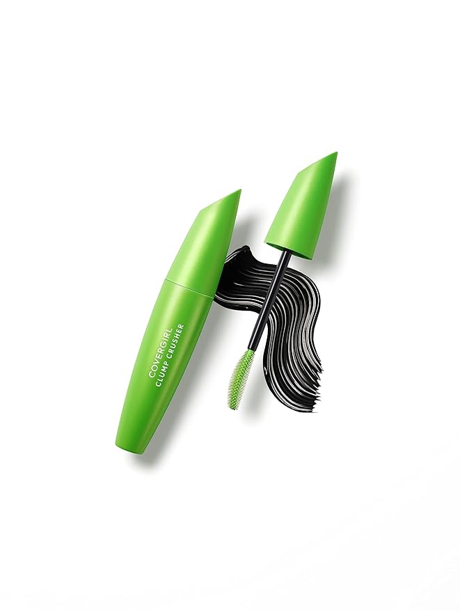 COVERGIRL Clump Crusher Mascara, 20X More Volume, Double Sided Brush, Long-Lasting Wear - 800 Very Black (Pack of 1)