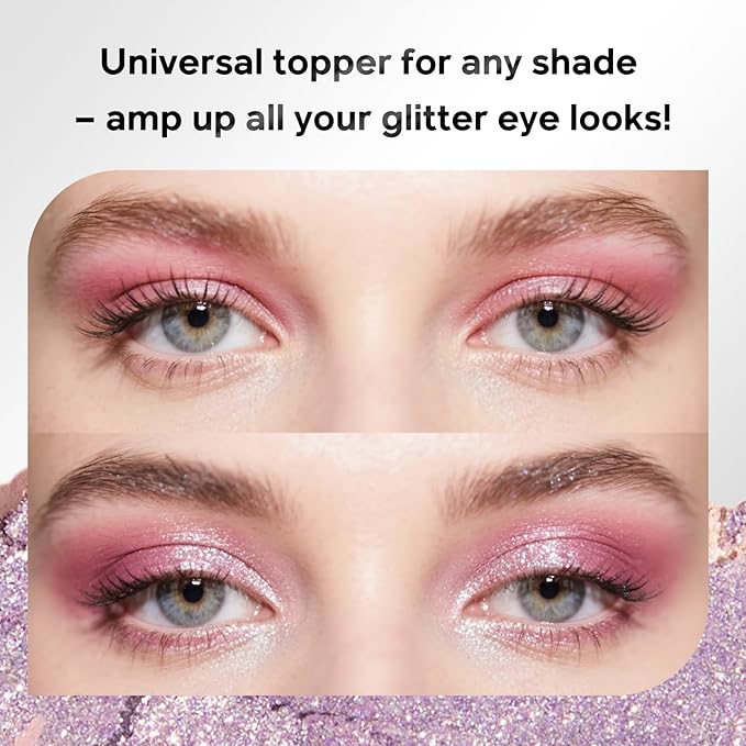 Color Nymph Glitter Eye Shadow Palette | Multichrome Eyeshadow Pallet with ALL Shimmer Shades | Travel Size Eye Makeup Palette with Mirror & Brush | High-Pigment Long-Lasting & Blendable(Four Seasons)