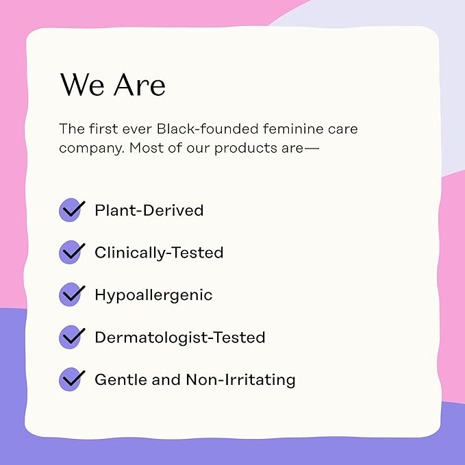 Honey Pot 100% Organic Cotton Cover Calming Herbal Infusion Overnight Pads, 12 Count