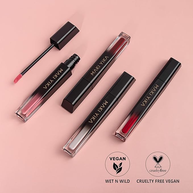 MAKI YIKA Brown Nude Lipstick for Women Color Stay Long Lasting Lipsticks, No Smudge Matte Liquid Lipstick Transferproof, DINNER TIME