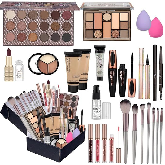 Makeup Kits for Teens Makeup Kit for Women Teenager Full Kit Makeup Set Gift for Teen Girls Eyeshadow Palette Foundation Concealer Makeup Set for Girls