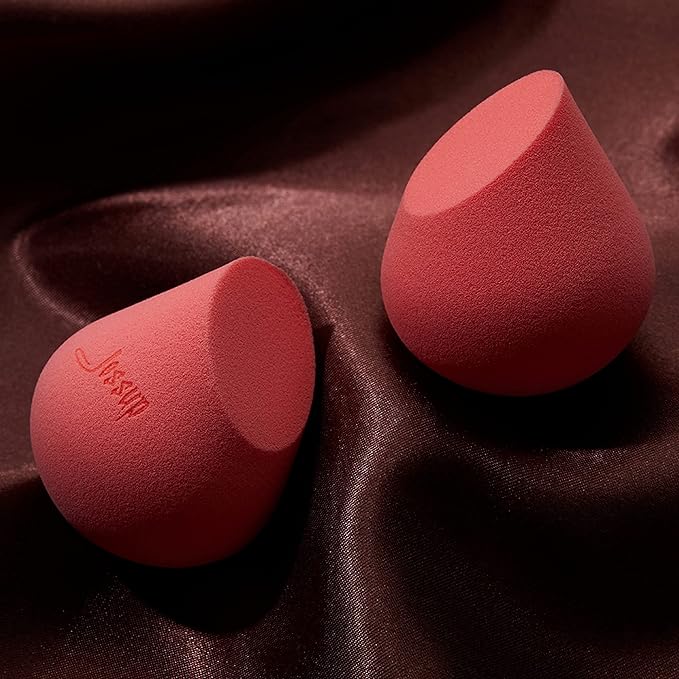 Jessup Makeup Sponge, Soft Latex-free Sponge for Foundation Liquid Creams 1 Pack (Shell Pink), SP002