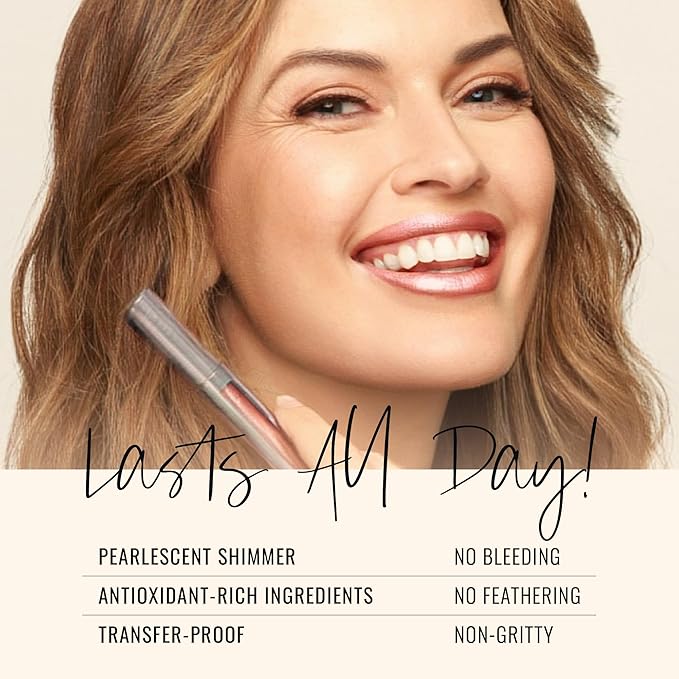 Runway Rogue Pearl Glam Long Wear Shimmer Liquid Lipstick, Metallic Cool-Toned Pink-Nude Lipstick with Silver and Gold Shimmer, ‘Soft Light’