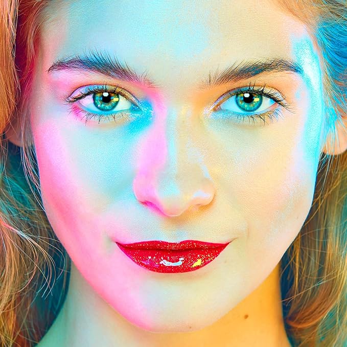 UNICORN SNOT Quiet Riot™ Plastic-Free Glitter Lip Duo | 2-in-1 Set w/Matte Lipstick & Sparkly Glitter Lip Gloss | Halloween Costume Makeup | 0.15oz Red Lipstick & 0.16oz Gloss (Clash)