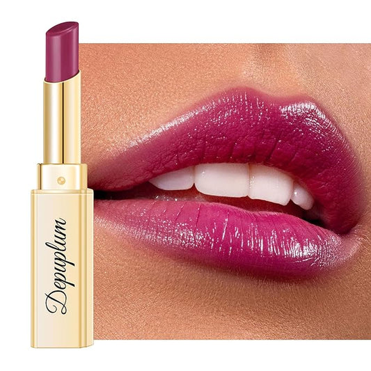 Purple Lipstick for Women Hydrate Lipstick Glossy Moisture Lip Gloss Sheer-Medium Coverage Long Lasting Lipsticks for Dry Lips, DM92 Purplish Red