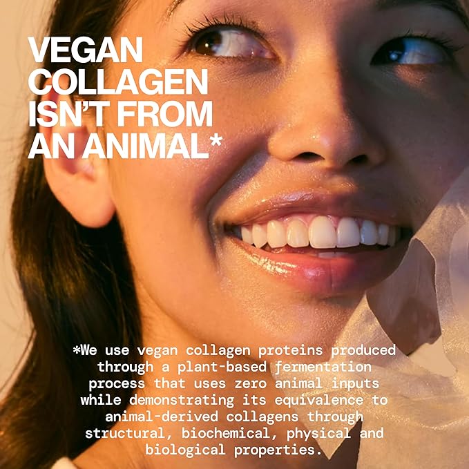 Pacifica Sheet Face Mask - Vegan Collagen Hydrate & Plump with Cucumber & Aloe – Moisturizing Mask for Dry & Aging Skin - Clean Beauty Vegan & Cruelty-Free Dermatologist Tested