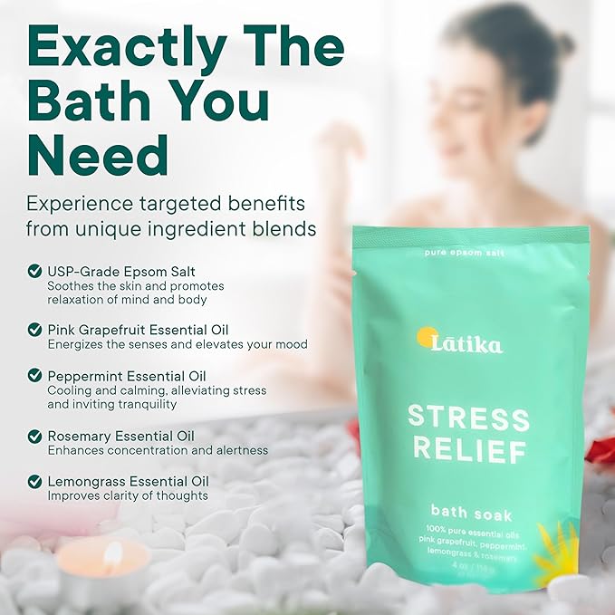 Stress-Relief Epsom Salt Bath Soak