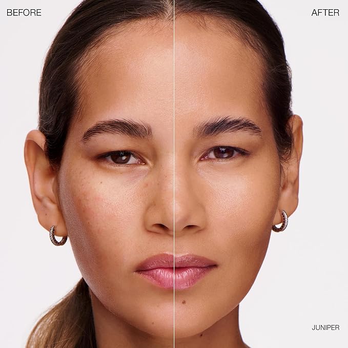 Ogee Complexion Perfecting Liquid Foundation - Lightweight Tinted Moisturizer For Face (Juniper 3.25W - Medium Light Tan, Bright-Golden Undertone) - with Vitamin C & Jojoba Oil - Certified Organic