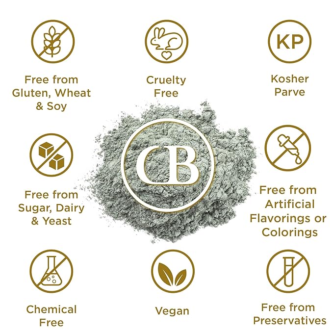 California Biology Calcium Bentonite Clay | Indian Healing Clay for Face & Body | Deep Pore Cleansing & Detox Face Mask | Skincare, Beauty, & Acne Treatment for Face | Natural Skin Care Mask | 6 Count
