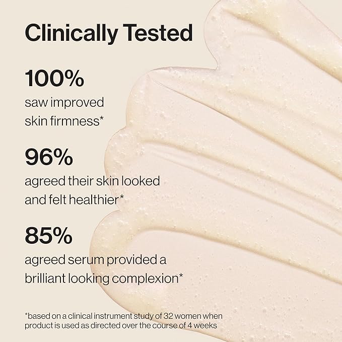 Honest Beauty Vitamin C Radiance Serum | Improves + Brightens Skin Tone and Complexion | Gentle for Sensitive Skin, Fragrance Free, Vegan | 1 fl oz