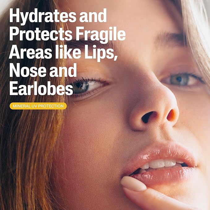 Cetaphil Sheer Mineral Sunscreen Stick for Face & Body, 0.5oz, 100% UVA/UVB Mineral Sunscreen: Zinc Oxide & Titanium Dioxide, Broad Spectrum SPF 50, For Sensitive Skin