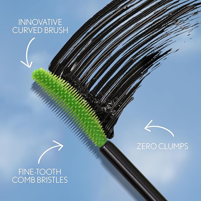 COVERGIRL Clump Crusher Mascara, 20X More Volume, Double Sided Brush, Long-Lasting Wear - 835 Black Brown (Pack of 1)