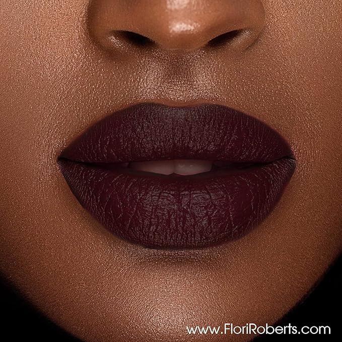 Flori Roberts Luxury Lipstick, Vibrant Lip Makeup for Women of Color or Deeper Skin Tones, Demi-Matte Texture, Hydrates and Conditions Lips