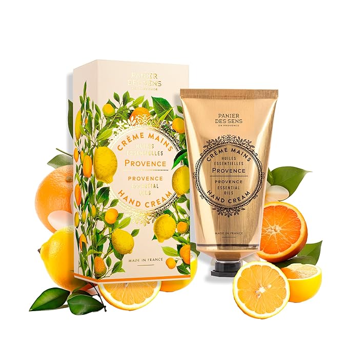 Panier des Sens - Hand Cream for Dry Cracked Hands - Provence Hand Lotion with Shea Butter & Olive Oil - Vitamin E Skin Moisturizer with 97% Natural Ingredients - Made in France, 2.5 fl oz