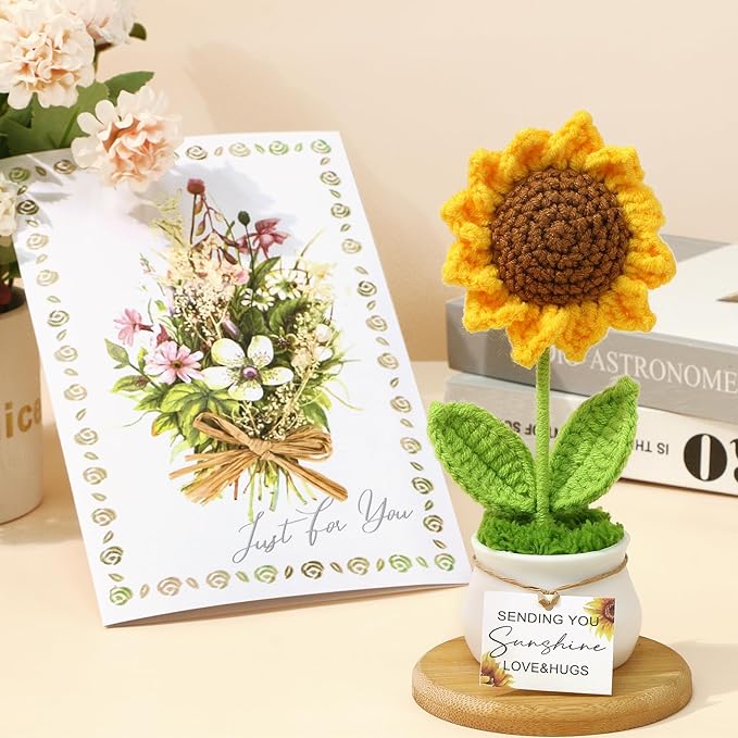 Get Well Soon Gift Baskets for Women, Self Care Gifts for Women Birthday, Spa Thinking of You Care Package Sending Sunshine Sunflower Gifts, After Surgery Sympathy Christmas Gift Ideas for Mom Friend