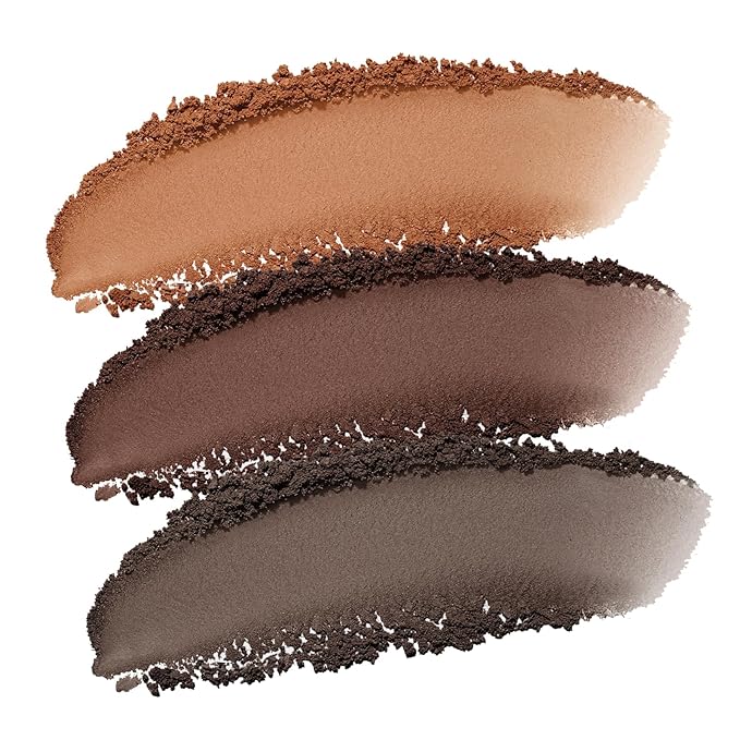 Boobeen 3 Color Eyebrow Powder Palette, Waterproof Eyebrow Makeup, Brow Definer to Shape Perfect Brow，Professional Brow Filler Powder with Brush