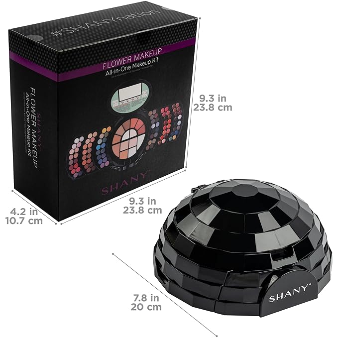 SHANY All In One FLOWERS Makeup Set - Ultimate Fancy Makeup Kit - Eyeshadows, Lip colors, Face Powders, Highlighters, and Blushes. Gift Set