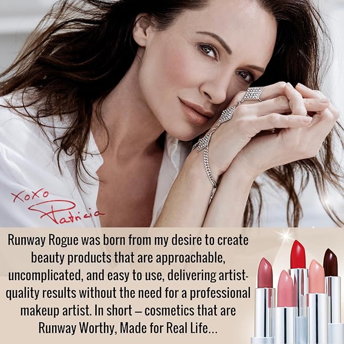 Runway Rogue 90s Vibe Lipstick, Moisturizing Matte Nude Lipstick, ‘Guest List’