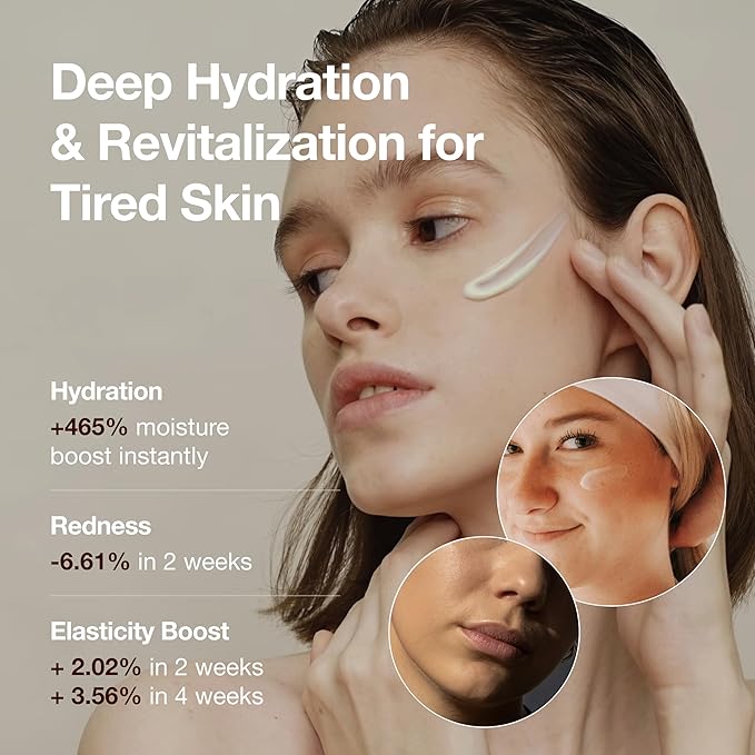 KREME' PLUS – Organic Korean Daily Night Face Cream with Vitamin C for Sensitive Skin, Hydrating & Nourishing, Fine Line Care, Radiant & Even Skin Tone, Non-Toxic Skincare (2.82 fl oz / 80g)