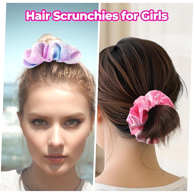 WSYUB Spa Headband and Wristband Set with Hair Scrunchies, Face Wash Headbands, Makeup Skincare Headband Wrist Bands for Washing Face