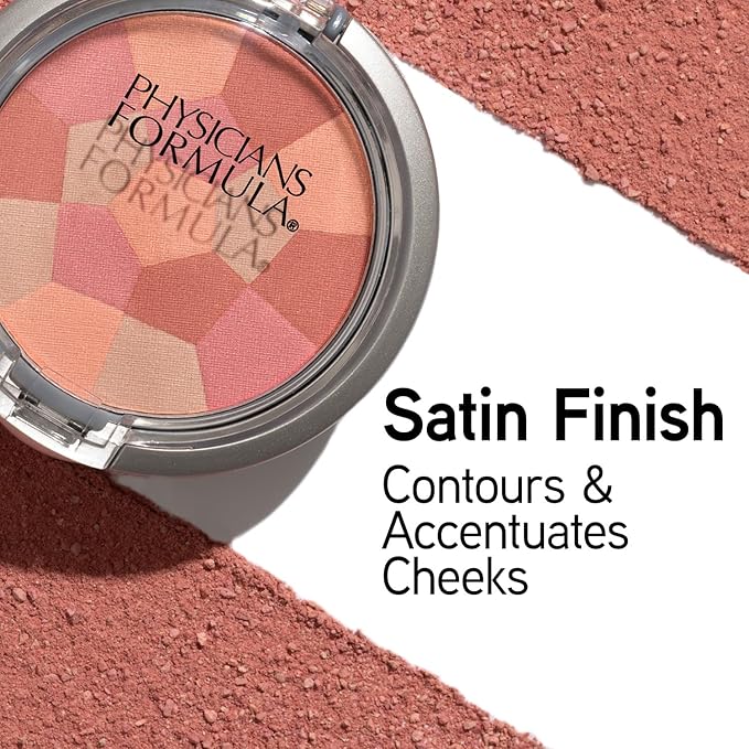 Physicians Formula Powder Palette Multi-Colored Blush, Silky Smooth Formula, Hypoallergenic, Blends Easily Without Irritation – Blushing Berry