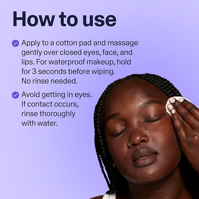 Curology Micellar Water Makeup Remover, Cleansing Gel Water Concentrate, Waterproof Eye and Face Make Up Removal, 8.5 fl oz