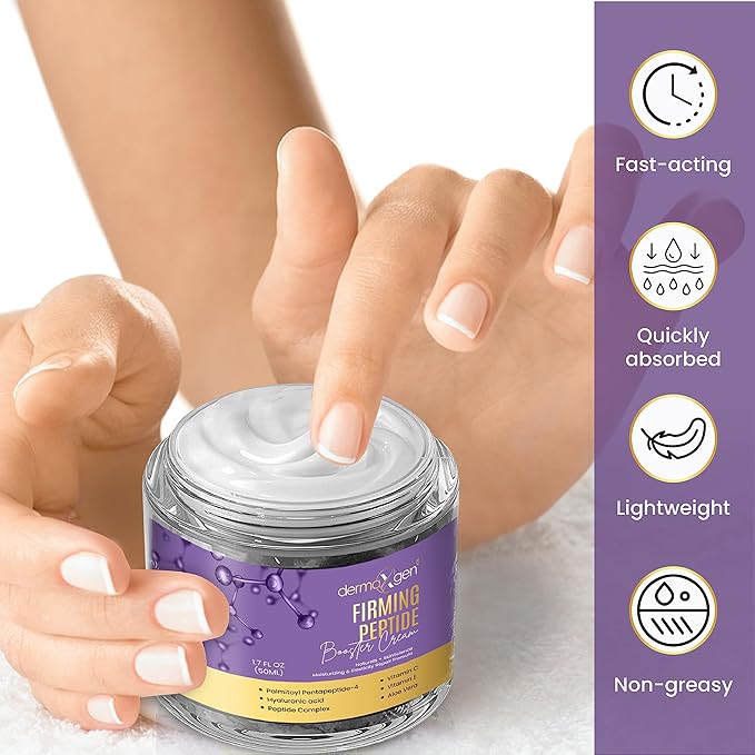 Wrinkle Cream for Face Deep Wrinkles – Anti Wrinkle Cream for Women with Peptides, Hyaluronic Acid & Aloe Vera – Skin Firming Moisturizer to Tighten, Lift & Boost Elasticity – 1.7 Fl Oz