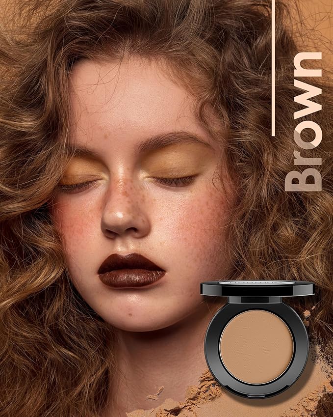 Brown Eyeshadow Matte Handmade Bold Eyes Sahdow Pressed Powder Palette High Pigmented Long Lasting Brown Eyeshadows-1Brown