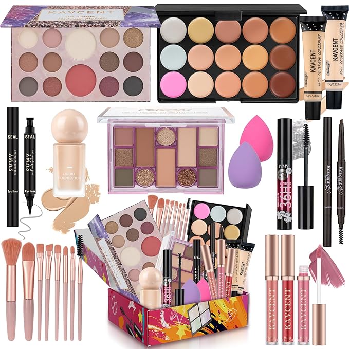 Makeup Kit for Women Teens Full Kit Makeup Set for Teenagers 14-16 Makeup Kits for Teen Girls Makeup Gift Sets for Women Christmas Teen Gifts