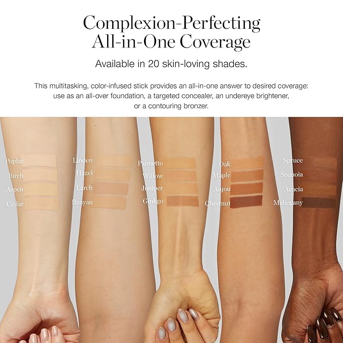 Ogee Sculpted Complexion Foundation Stick (Banyan 3.0W - Medium Light, Golden Undertones) Full Coverage Foundation Makeup - Instantly Balance & Even Complexion - 70% Organic Ingredients
