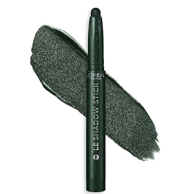 L'Oreal Paris Makeup Le Shadow Stick Eyeshadow, Blendable, Smudge-Resistant, Smokey Cream Eyeshadow, 270 Twilight Emerald