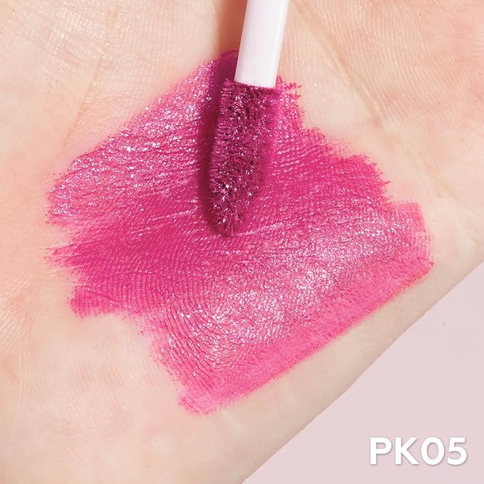 FOCALLURE Metallic Liquid Lipstick,Non Stick Cup Lip Gloss,High Impact Lip Color with Transfer-proof Wear,Long Lasting & Waterproof Lipstick Makeup for Women, PK05